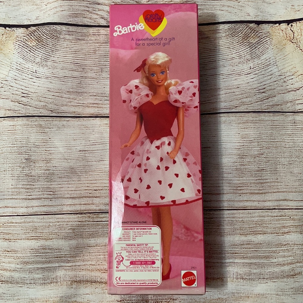 Pretty Hearts Barbie 1991 - Picture 4 of 10